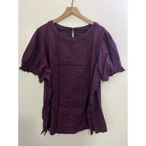 Cottagecore Victorian Inspired Romantic Boho Prairie Top 26 Edwardian Burgundy